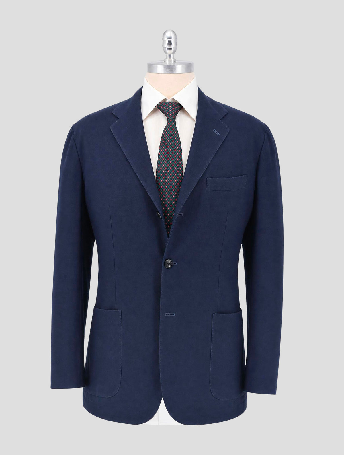Kiton Blue Cashmere Blazer