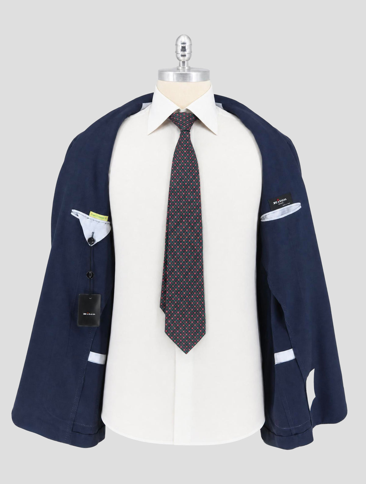 Kiton Blue Cashmere Blazer