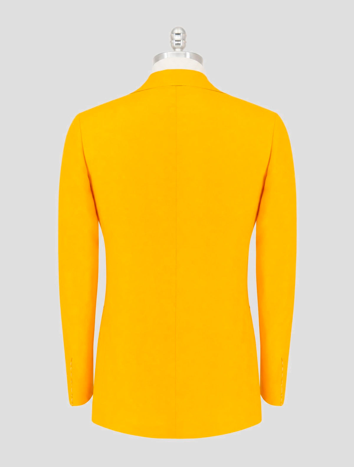 Kiton Yellow Cotton Linen Blaazer