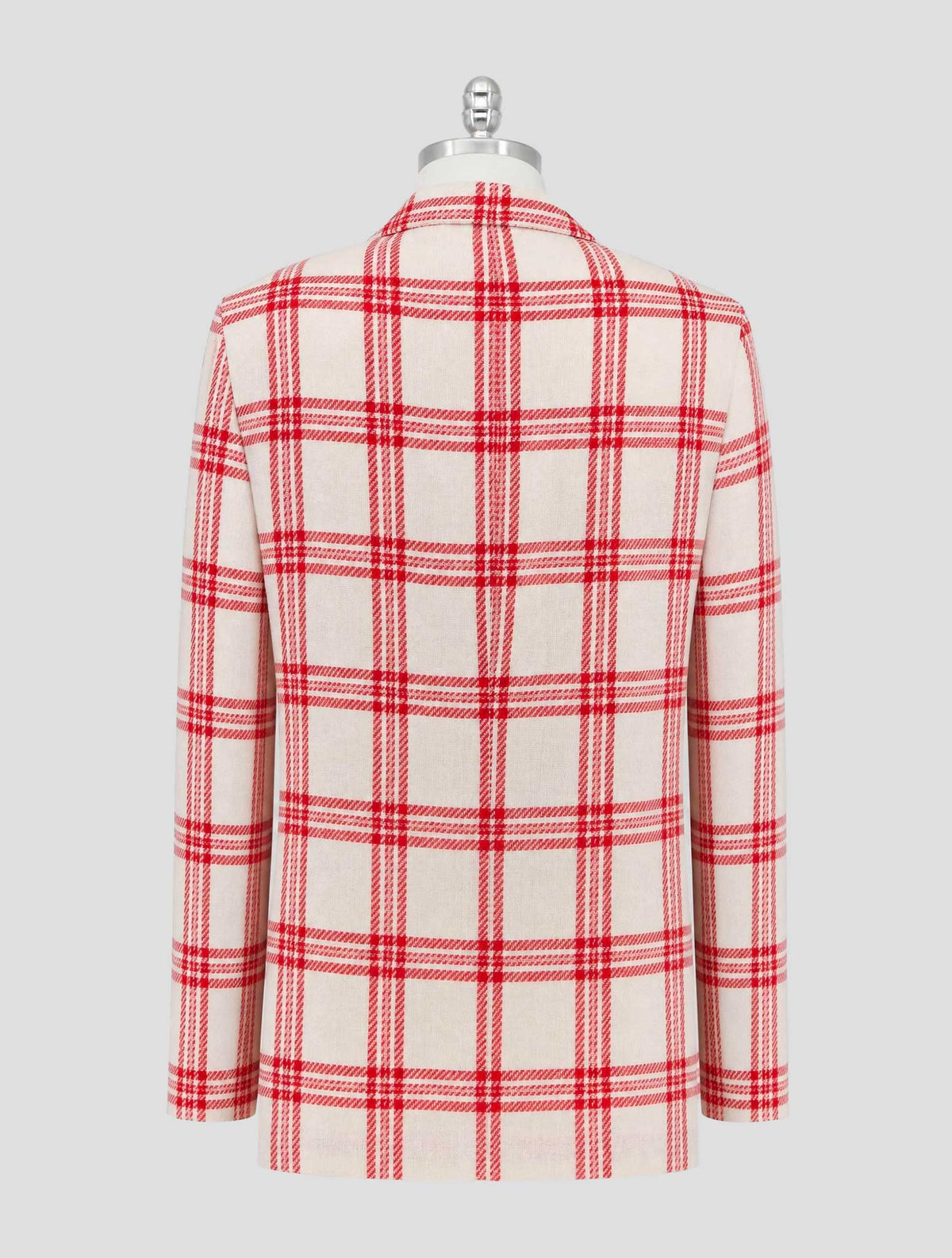 Kiton Red White Cashmere Linen Blazer