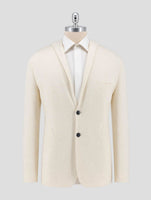 Kiton KNT White Cashmere Cotton Pa Coat