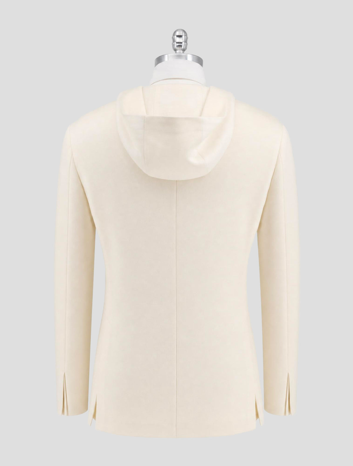 Kiton KNT White Cashmere Cotton Pa Coat
