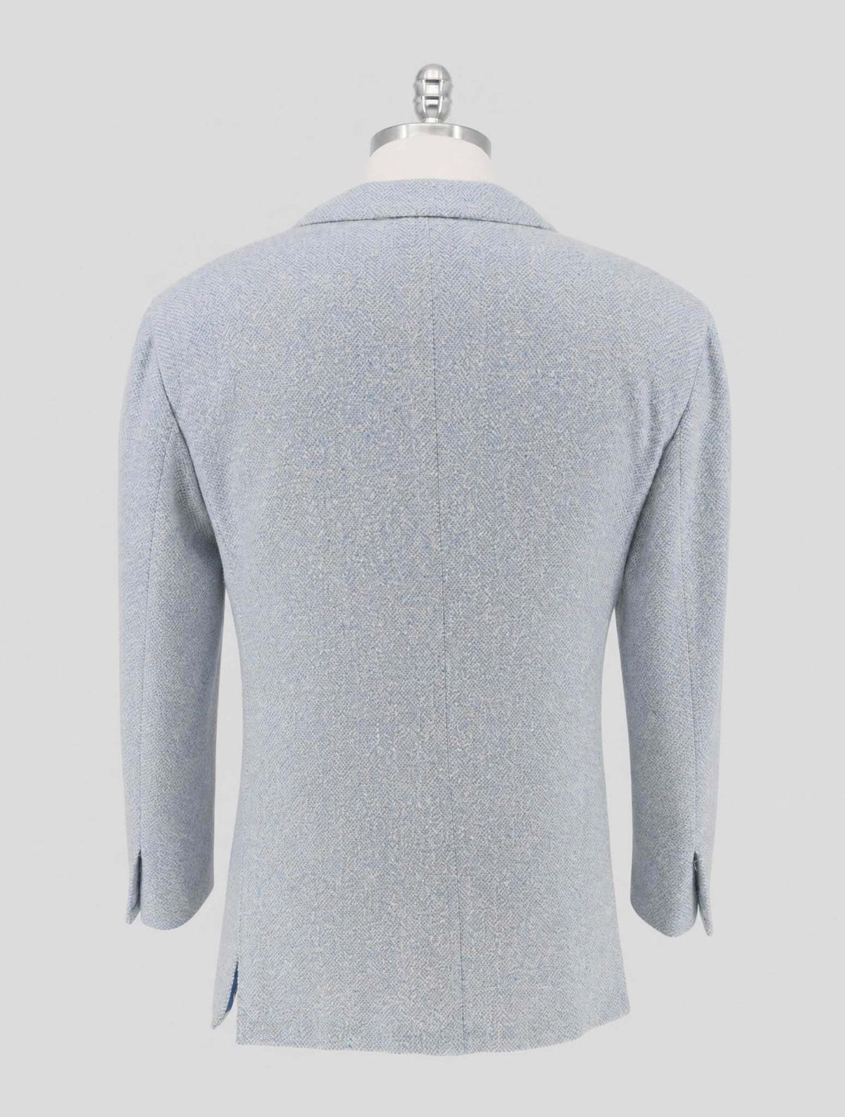 Kiton Light Blue Cashmere Silk Blazer