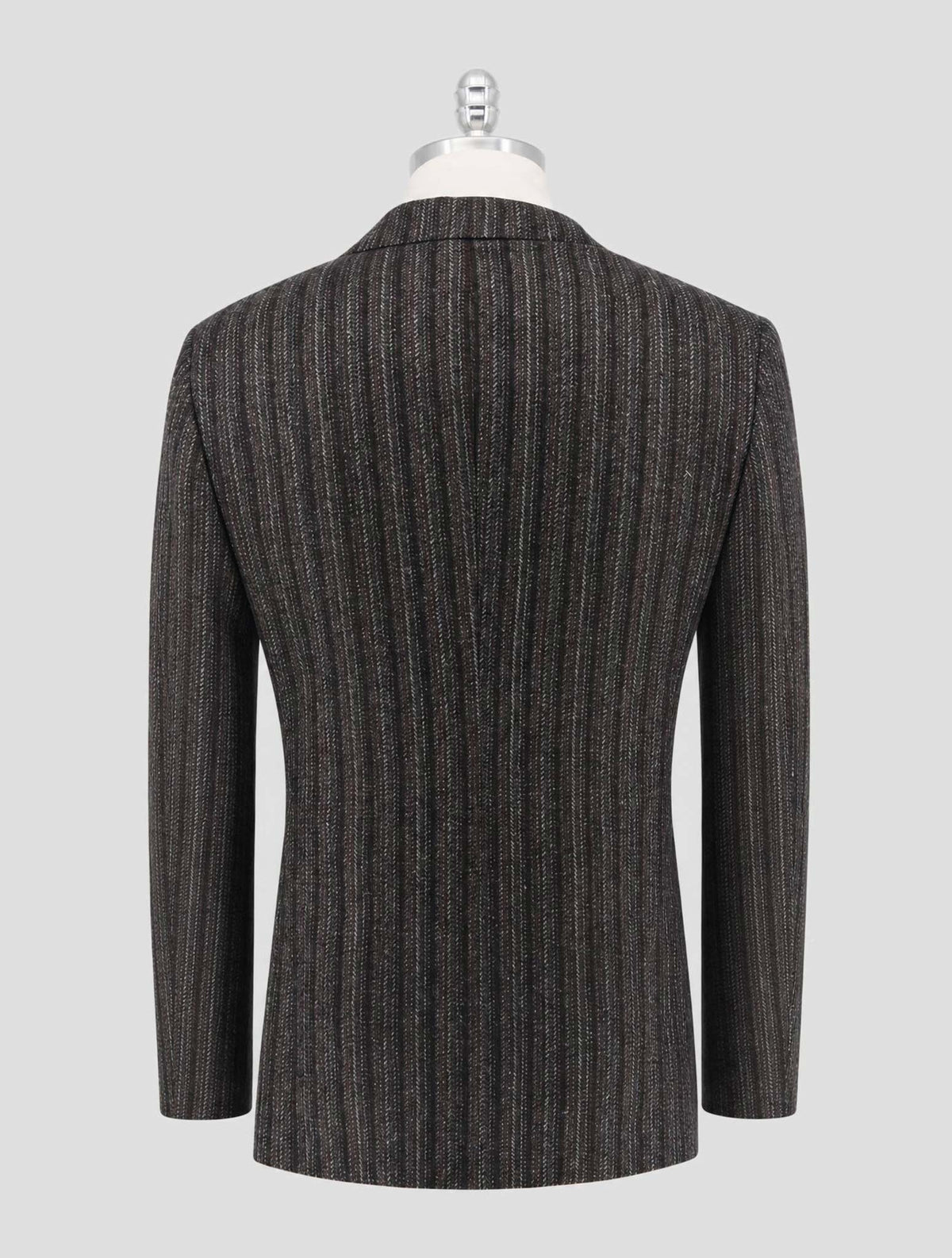 Kiton Gray Brown Cashmere Blazer