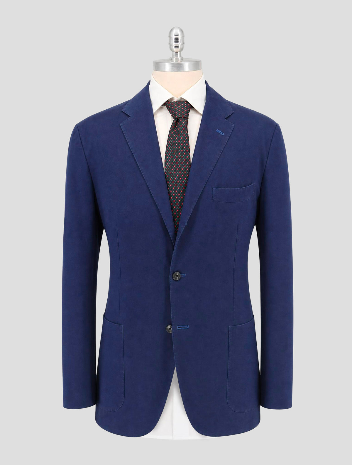 Kiton Blue Cashmere Blazer