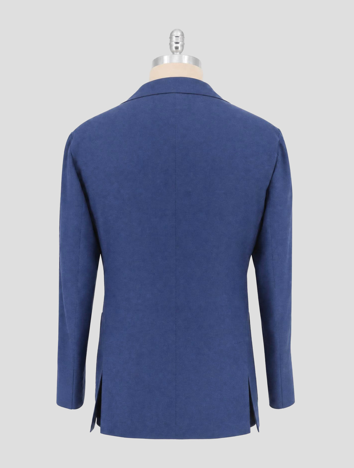 Kiton Blue Cotton Cashmere Blazer