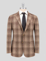 Kiton Brown Beige Cashmere Blazer