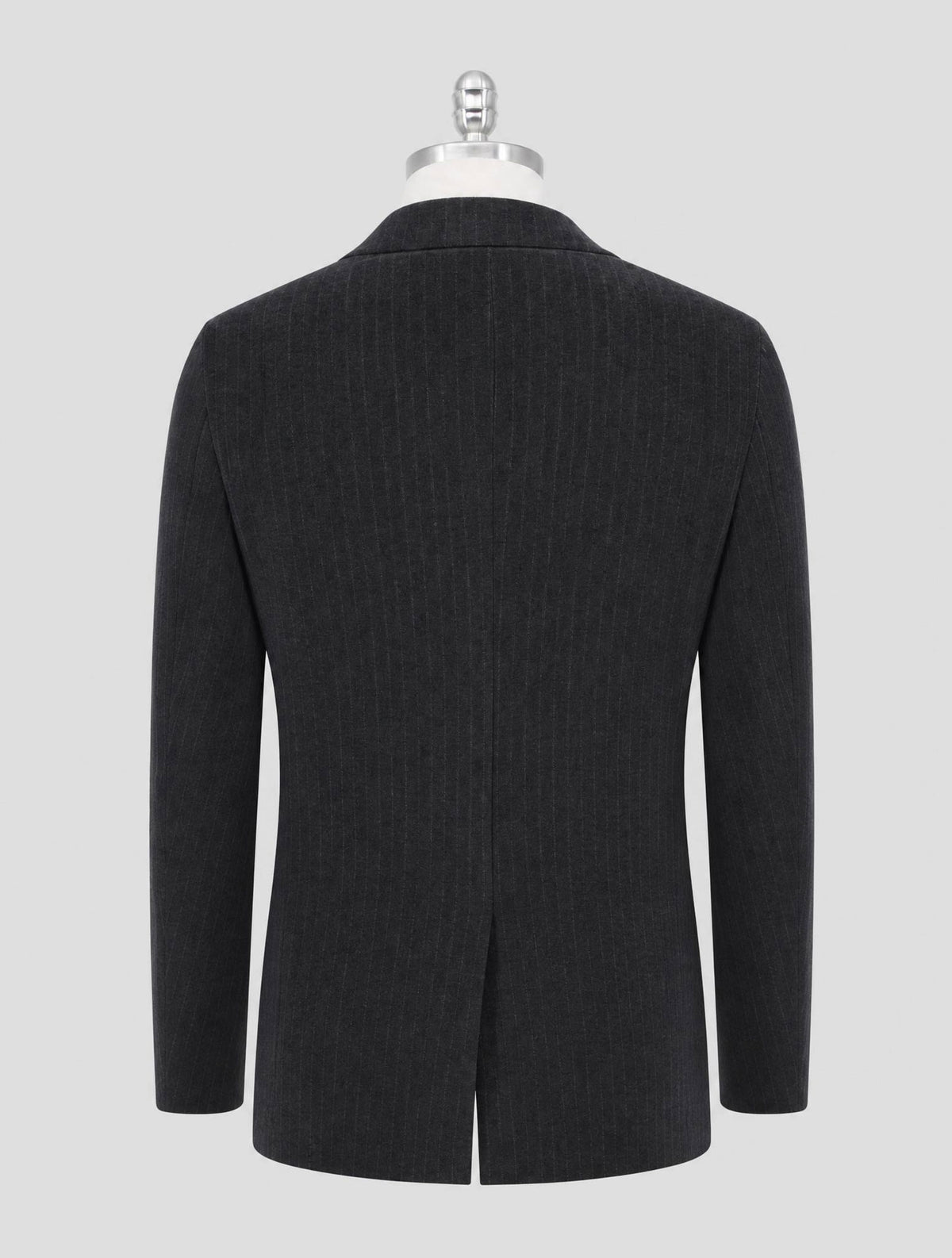 Kiton Knt Gray Cotton Pl Velvet Suit