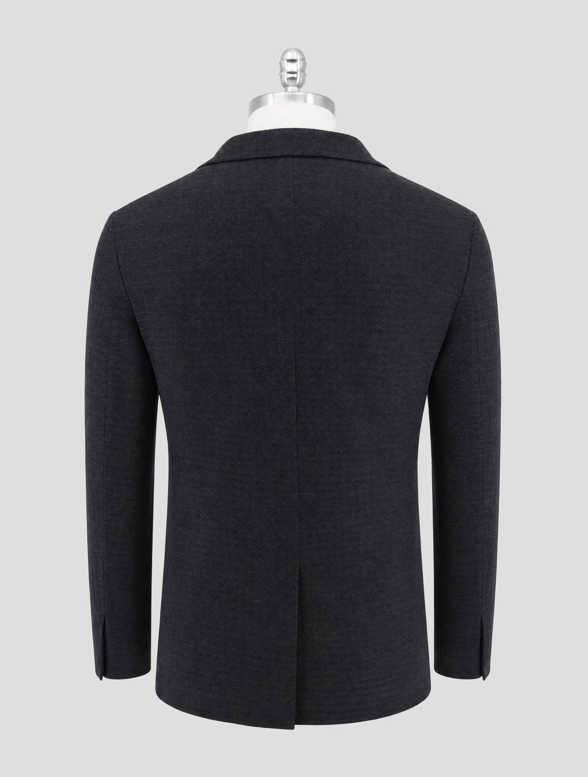Kiton Knt Gray Cotton Cashmere Silk Suit