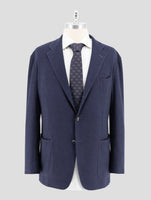 Kiton Blue Cashmere Blazer