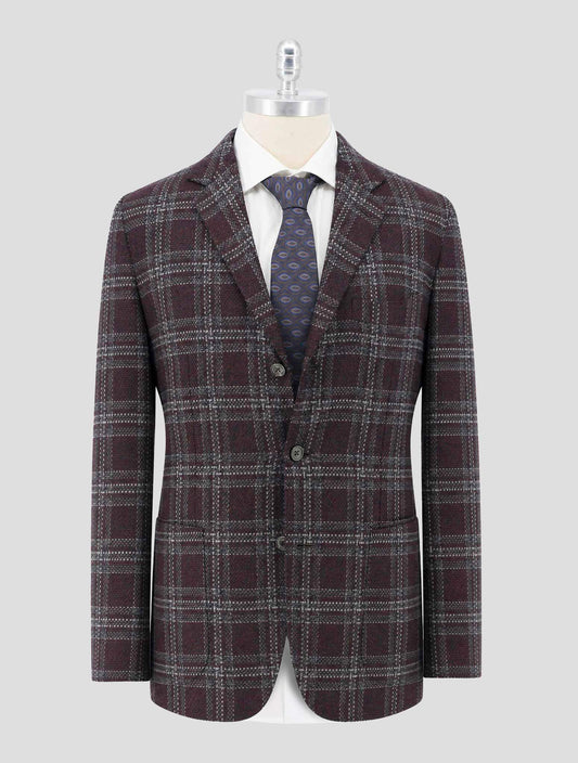 Kiton Brown Gray Cashmere Blazer