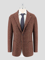 Kiton Burgundy Gray Cashmere Blazer