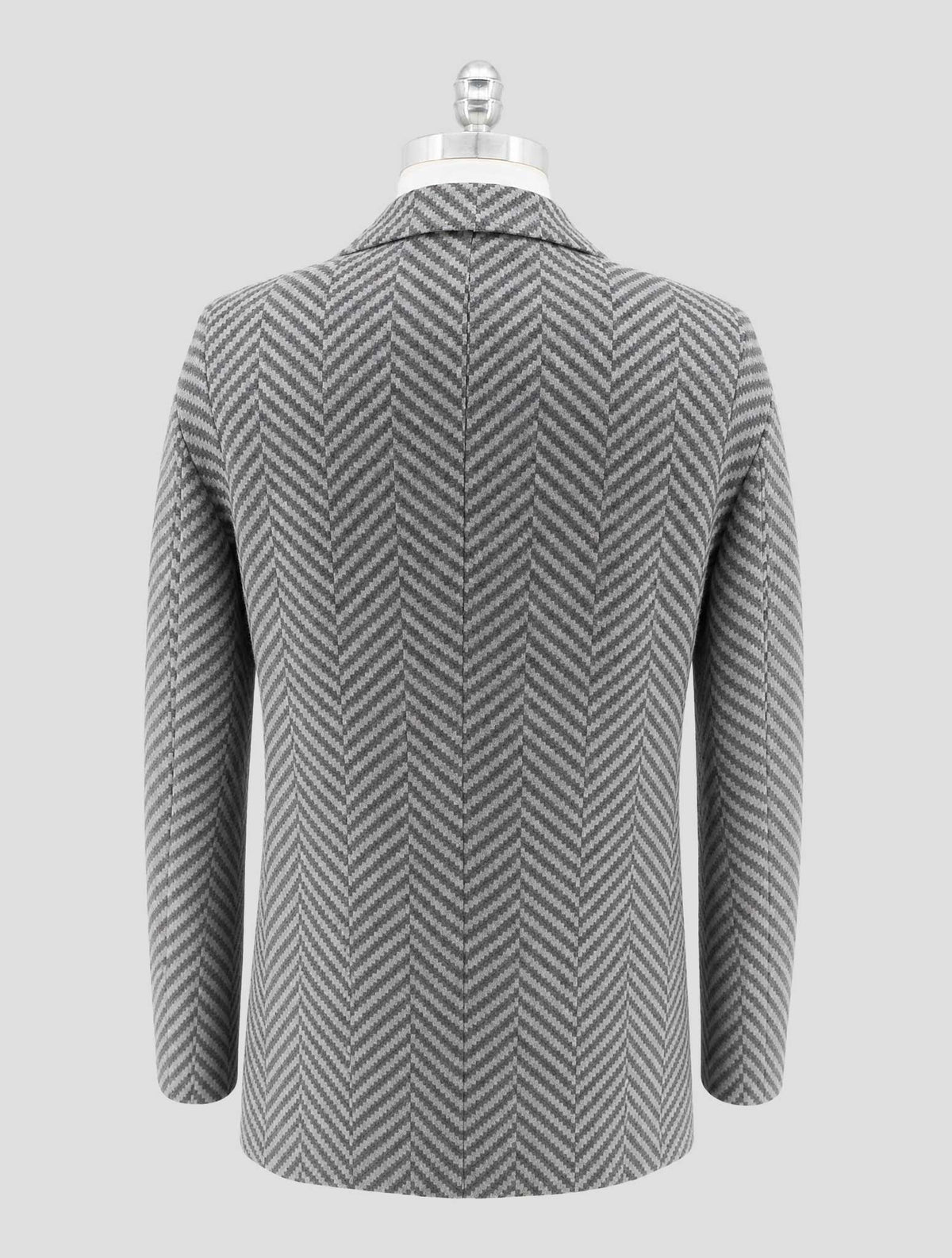 Kiton Gray Cashmere Blazer