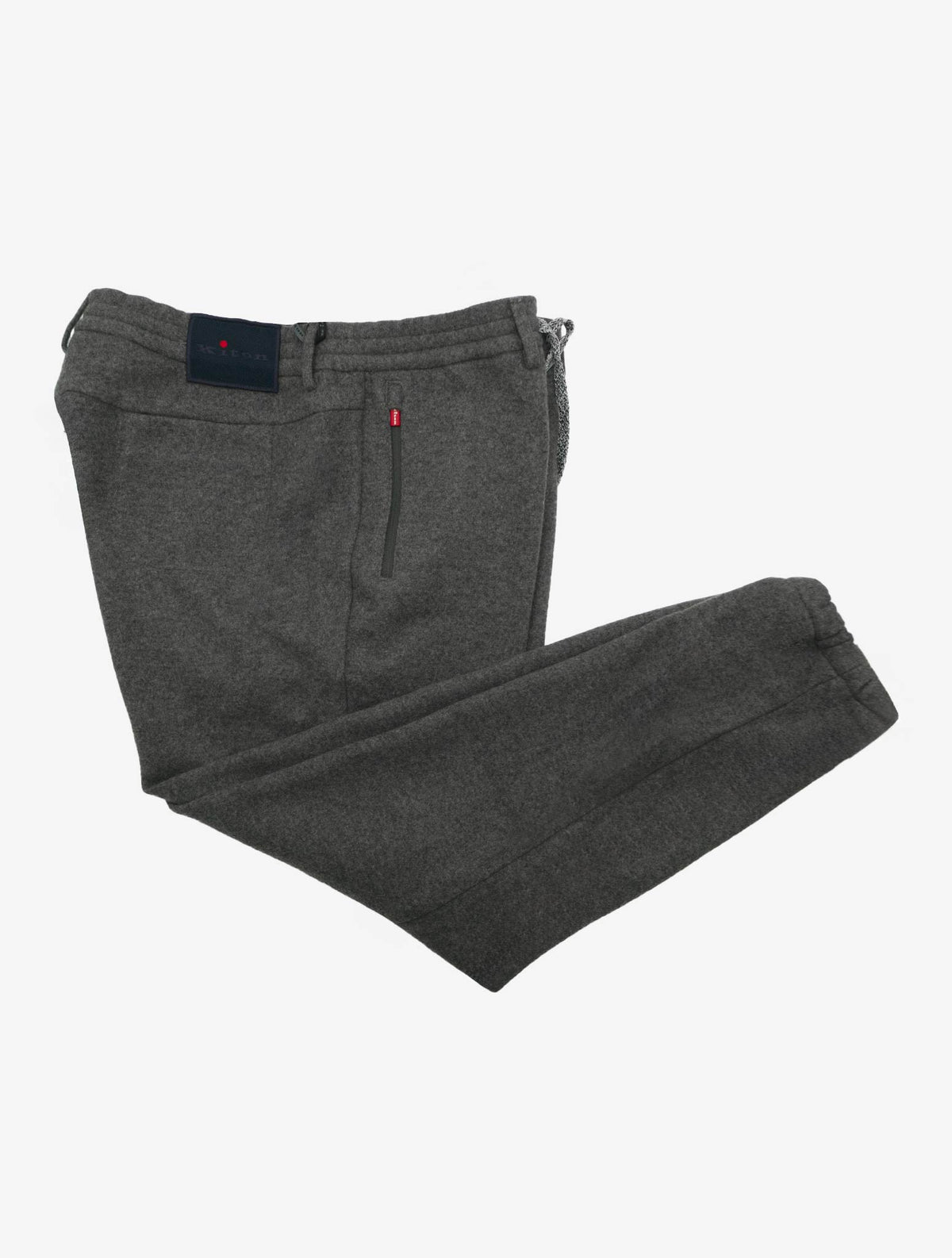Kiton Dark Gray Cashmere Ea Pants