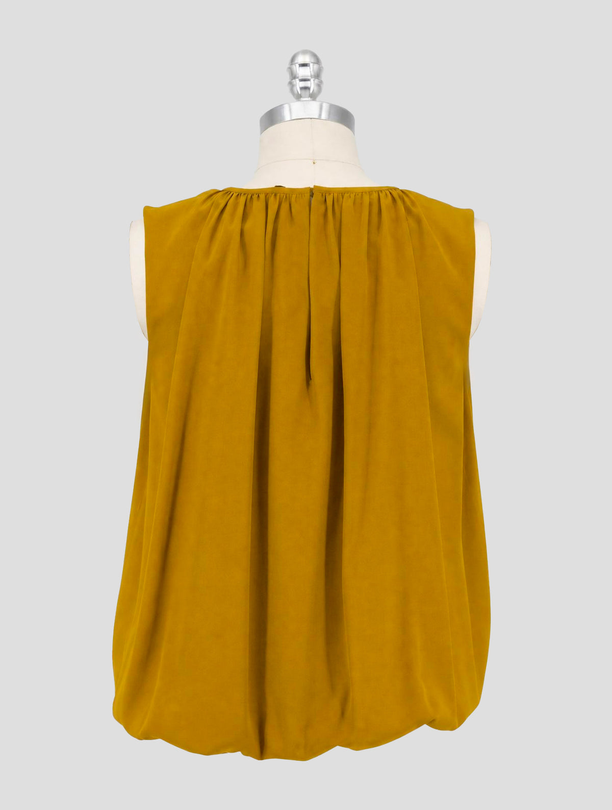 Kiton Yellow Silk Tank Top V-Neck