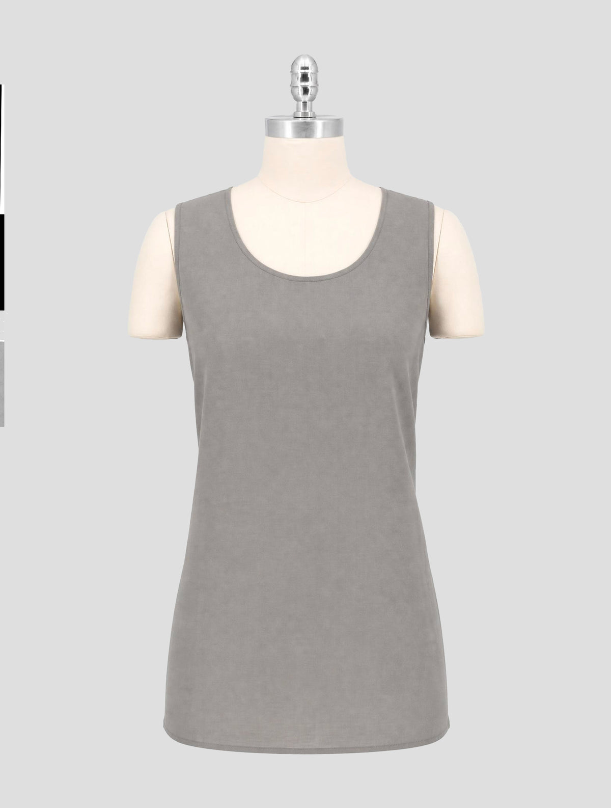 Kiton Gray Linen Shirt Women