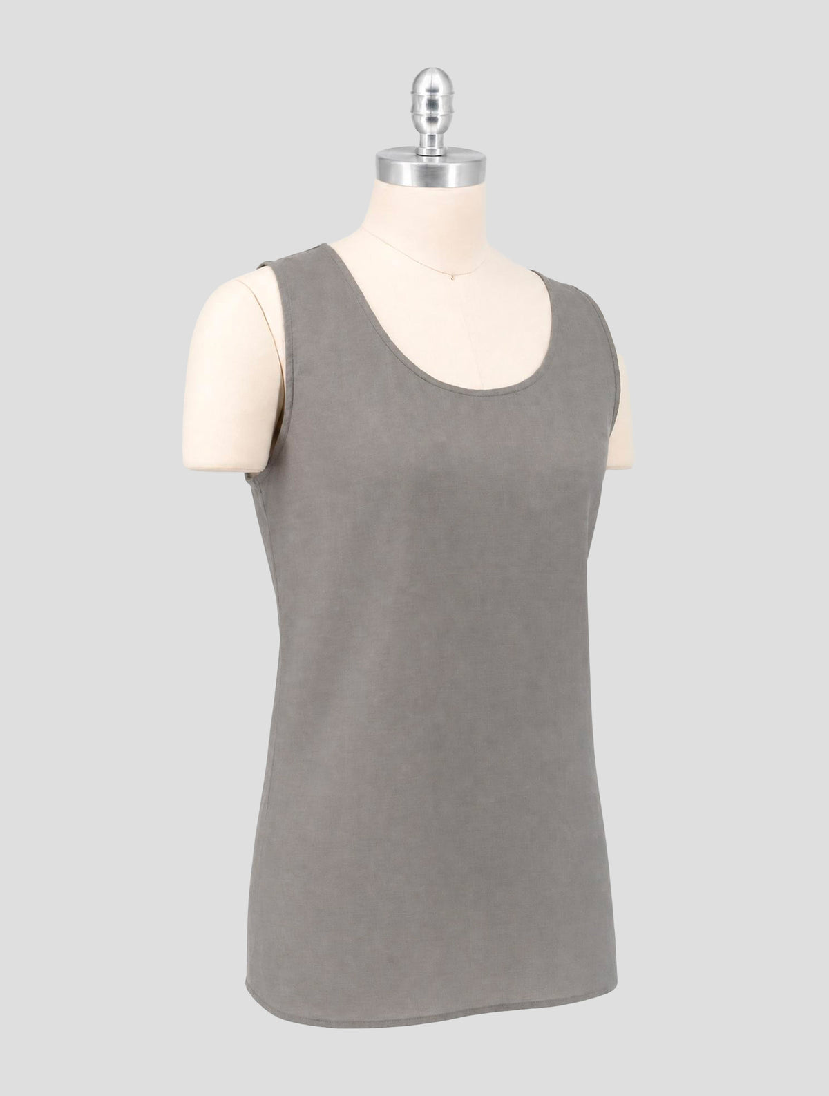Kiton Gray Linen Shirt Women