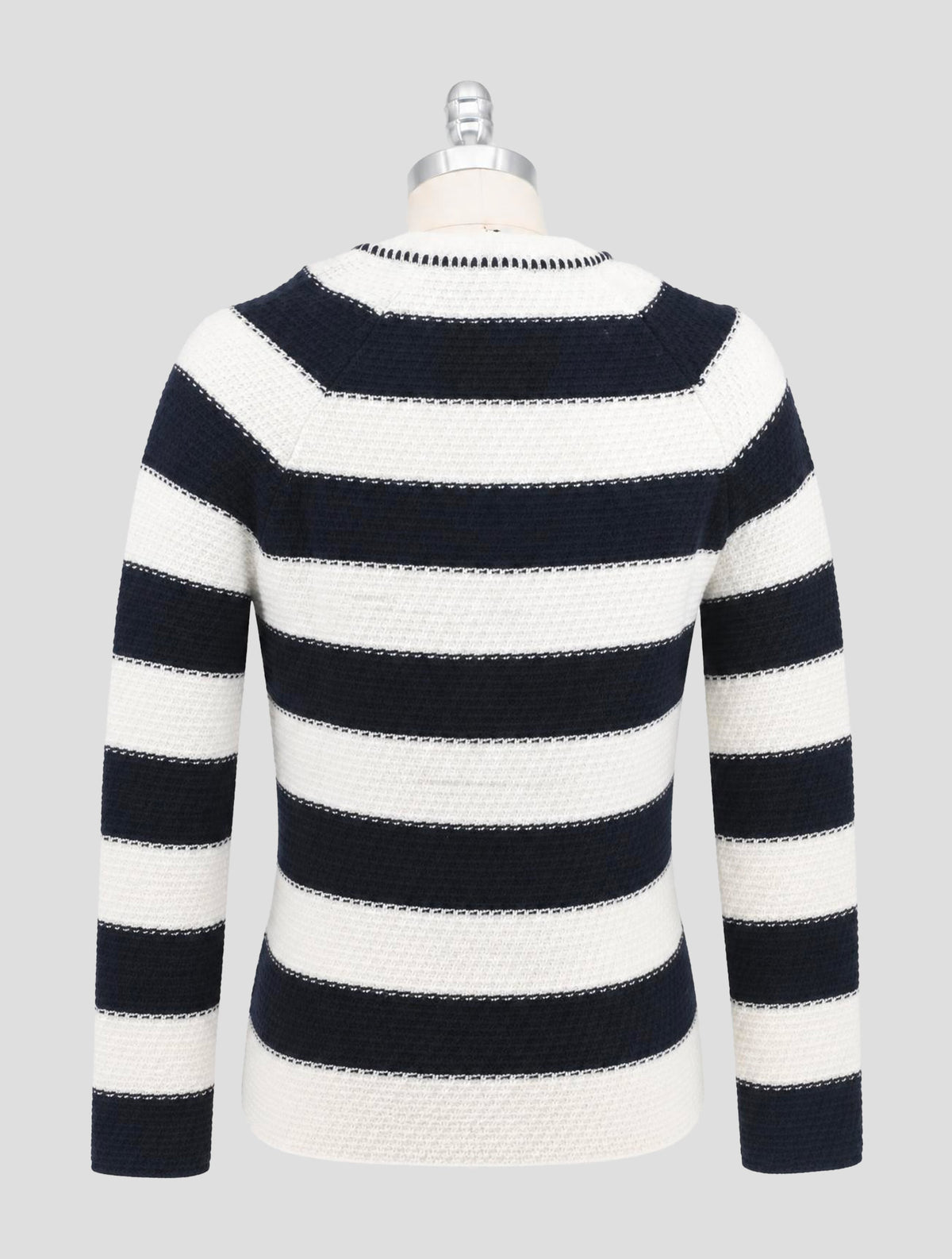 Kiton Blue Wool Sweater V-Neck Women