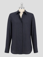 Kiton Black Silk T-Shirt Women