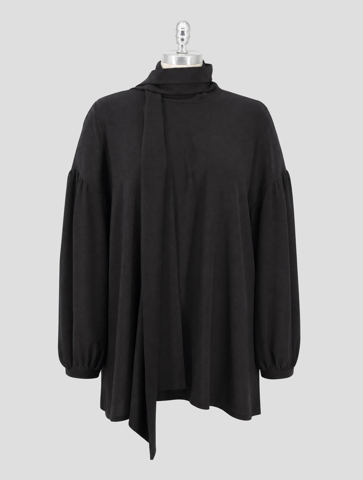 Kiton Blue Gray Silk Shirt Women