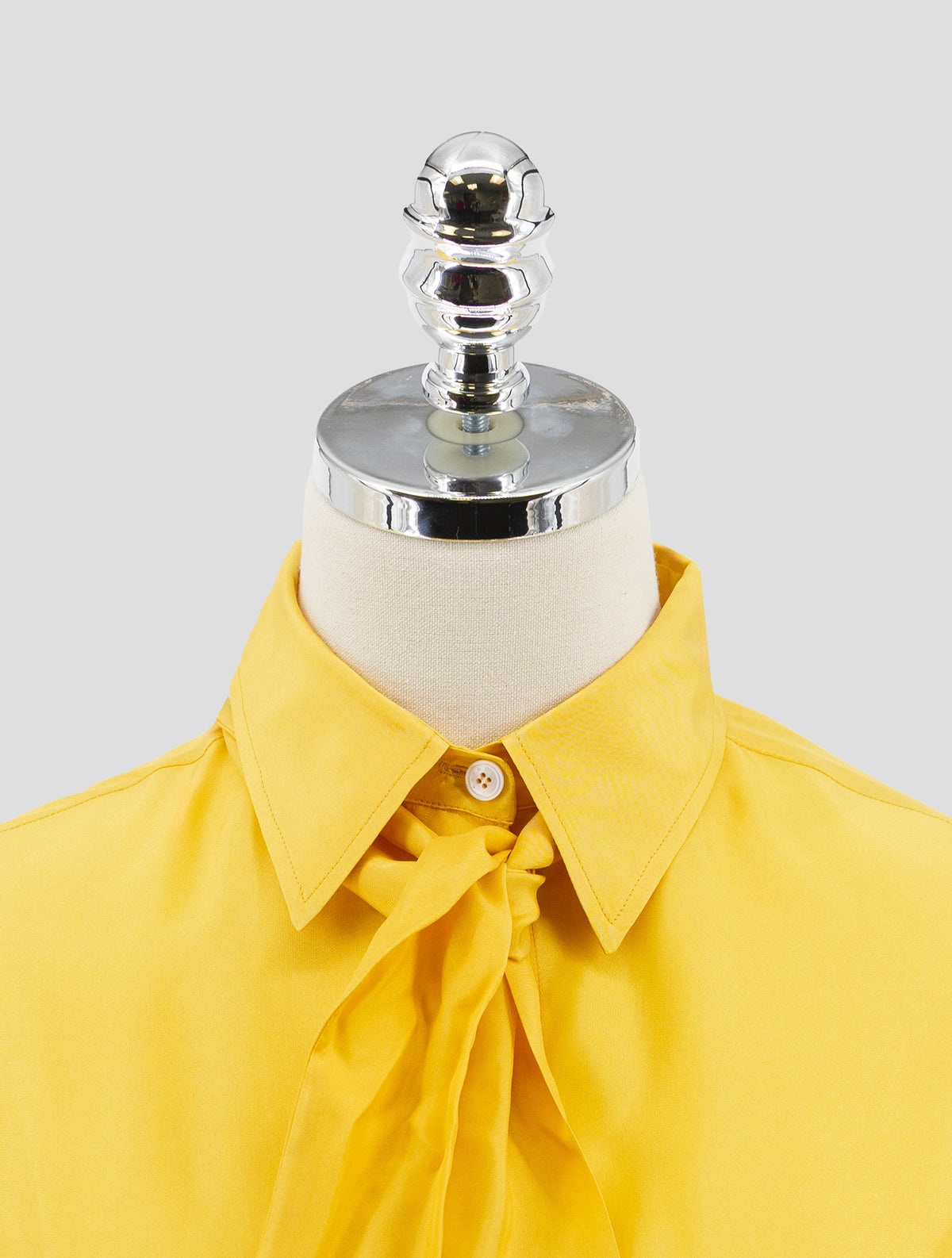 Kiton Yellow Silk Shirt Women