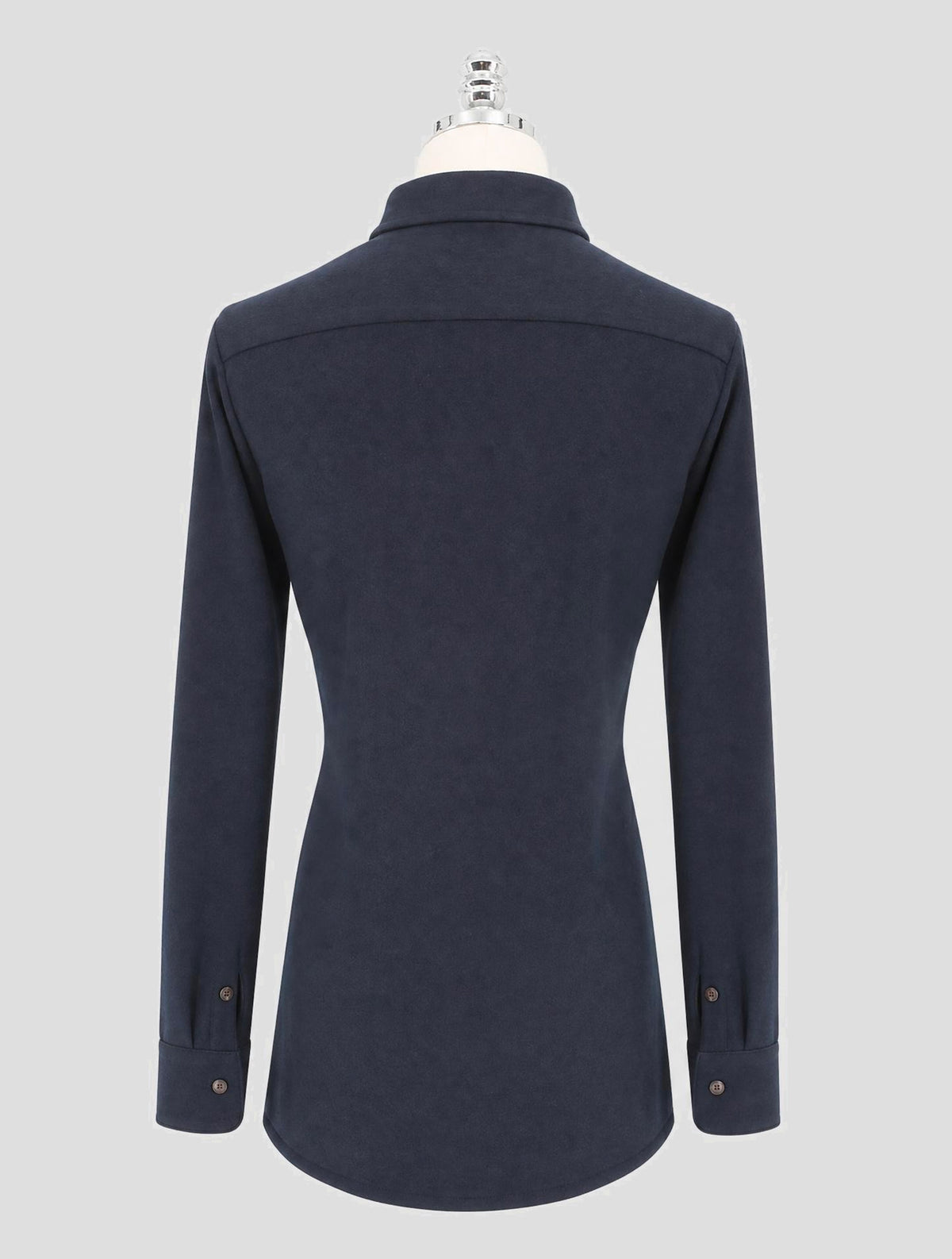 Kiton Blue Cashmere Shirt Women
