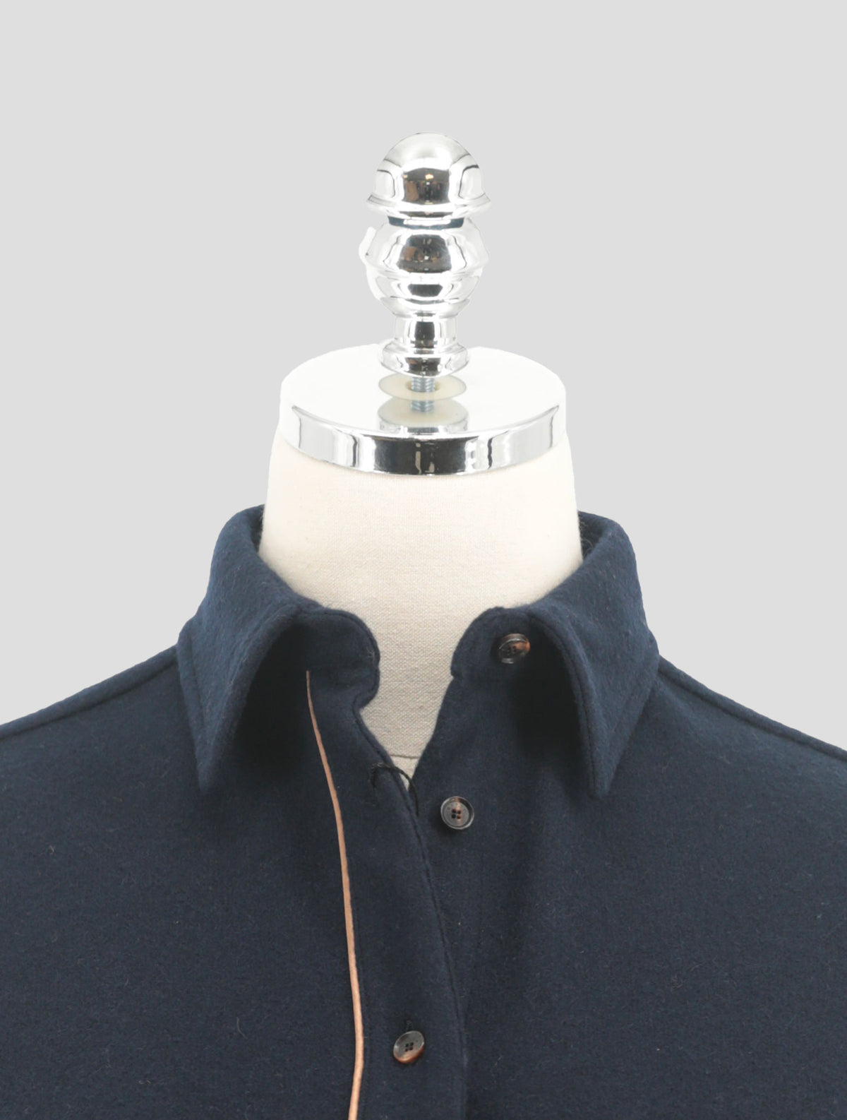 Kiton Blue Cashmere Shirt Women
