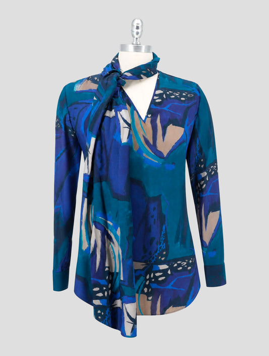 Kiton Multicolor Silk Shirt Women