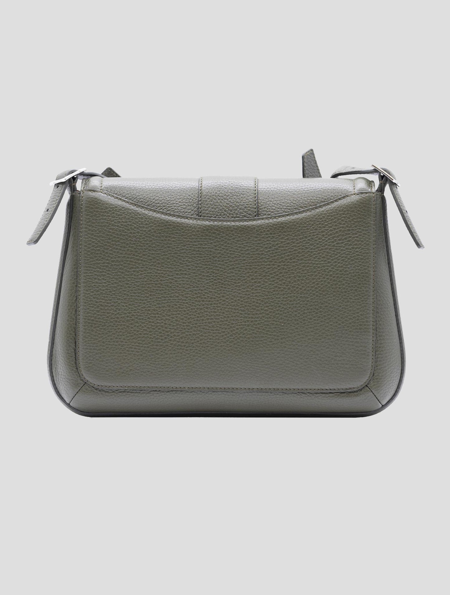 Kiton Green Leather Bag Women