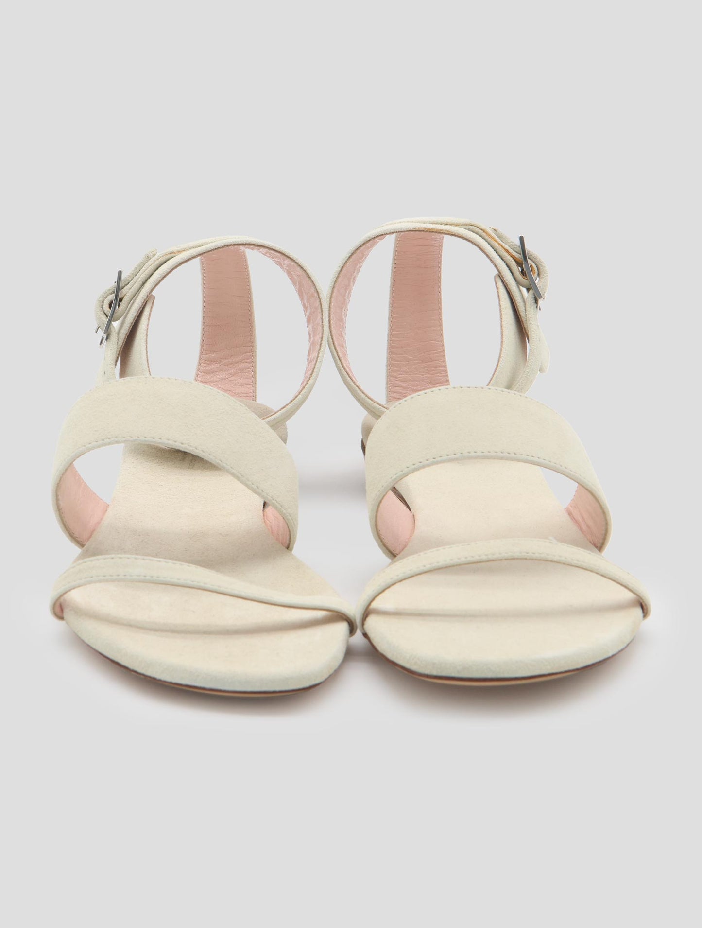 Kiton  Beige Leather Suede Sandals Women