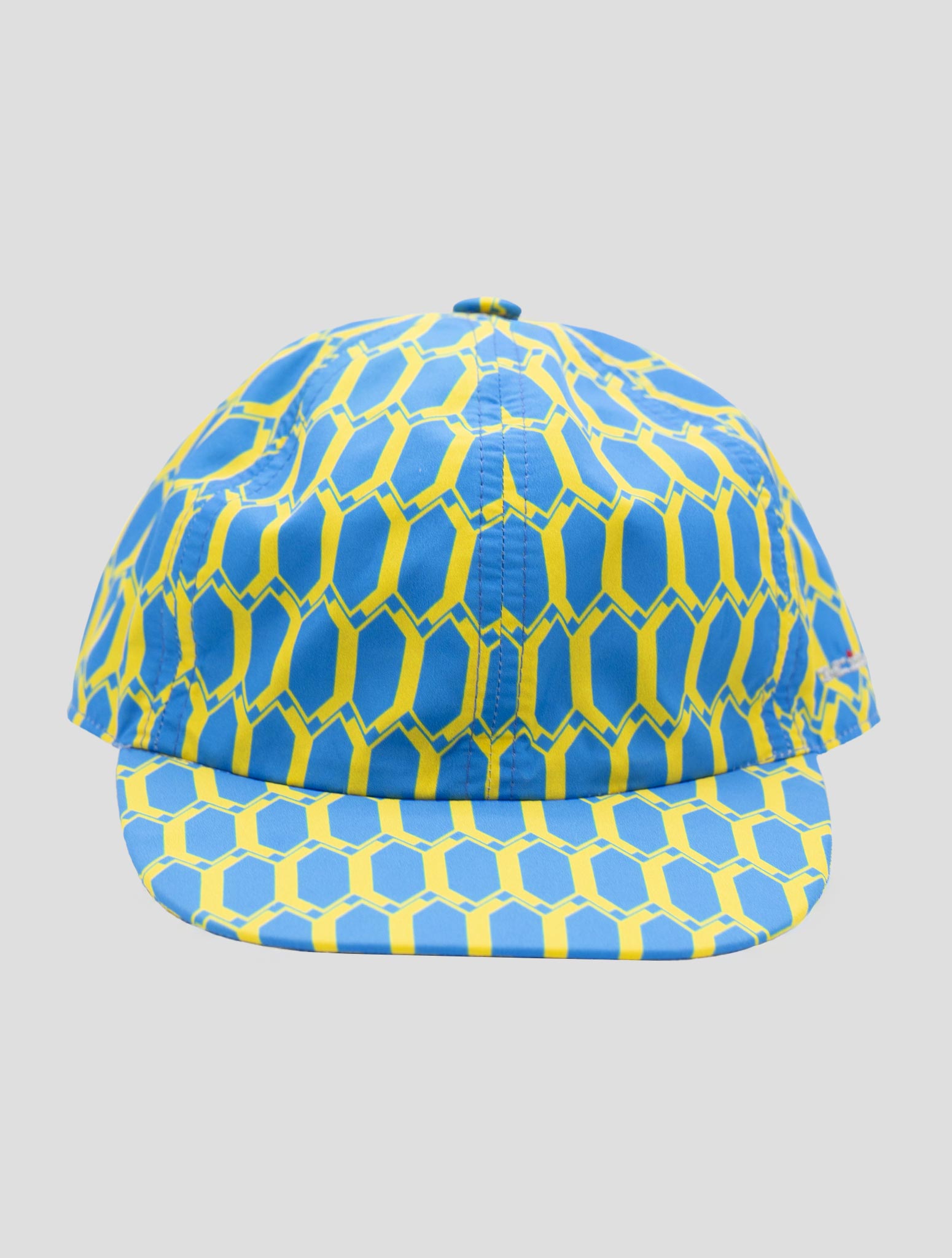 Kiton Yellow Light Blue Pl Hat
