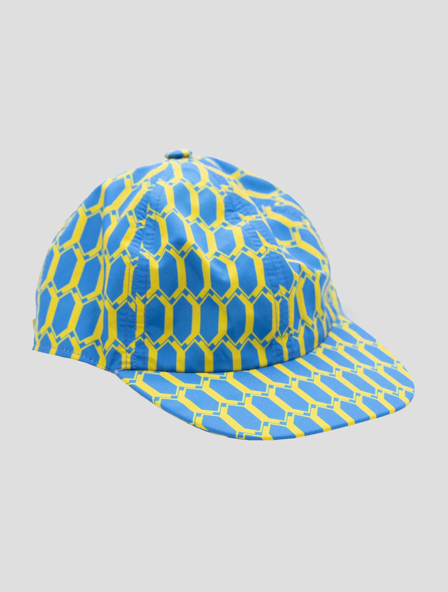 Kiton Yellow Light Blue Pl Hat