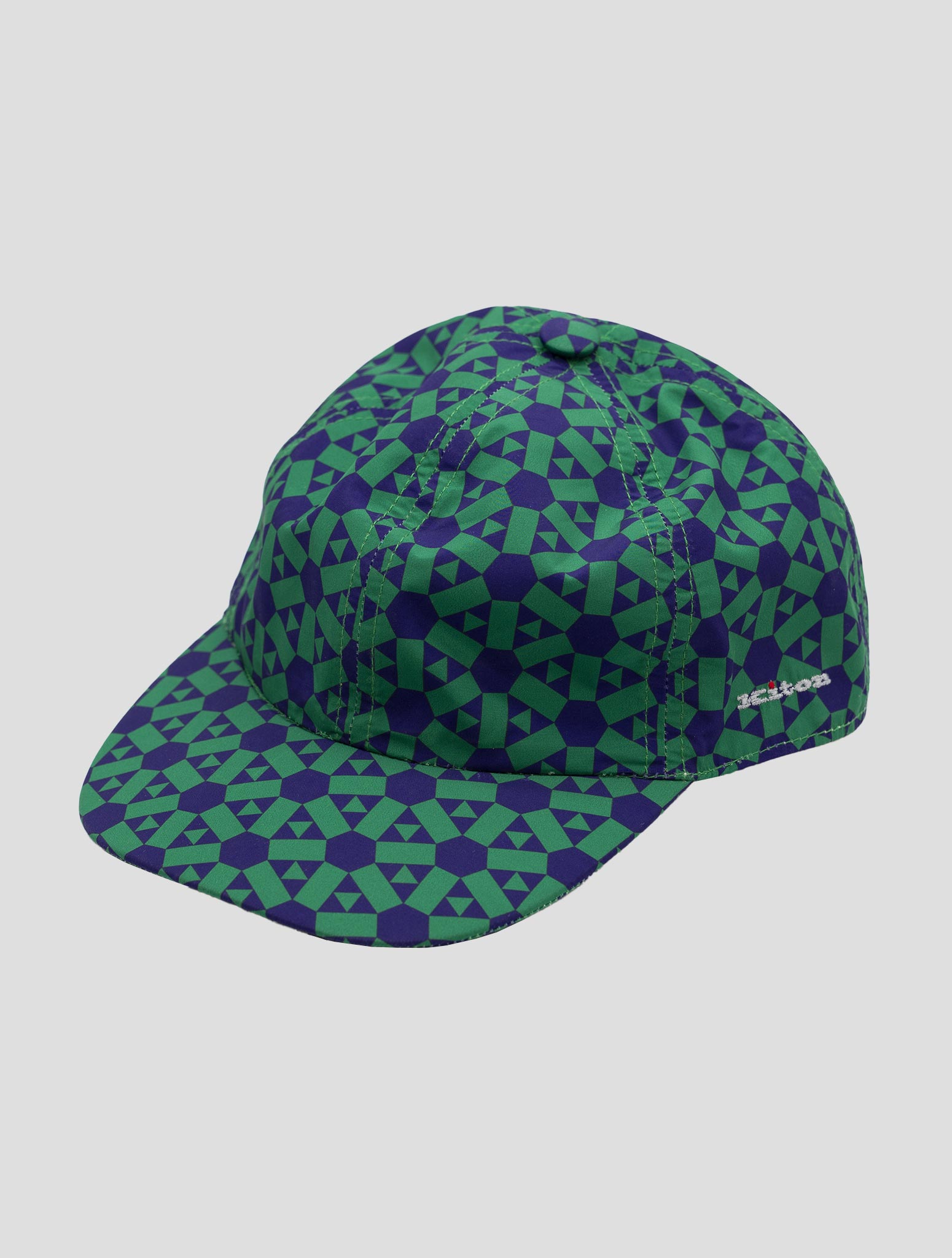 Kiton Blue Green Pl Hat