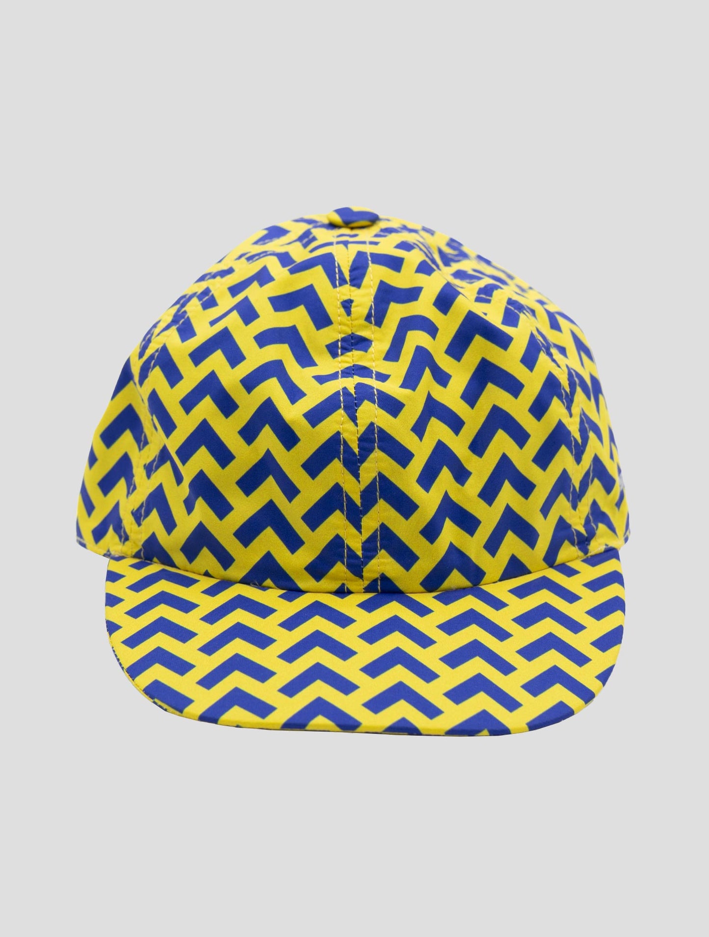 Kiton Yellow Blue Pl Hat