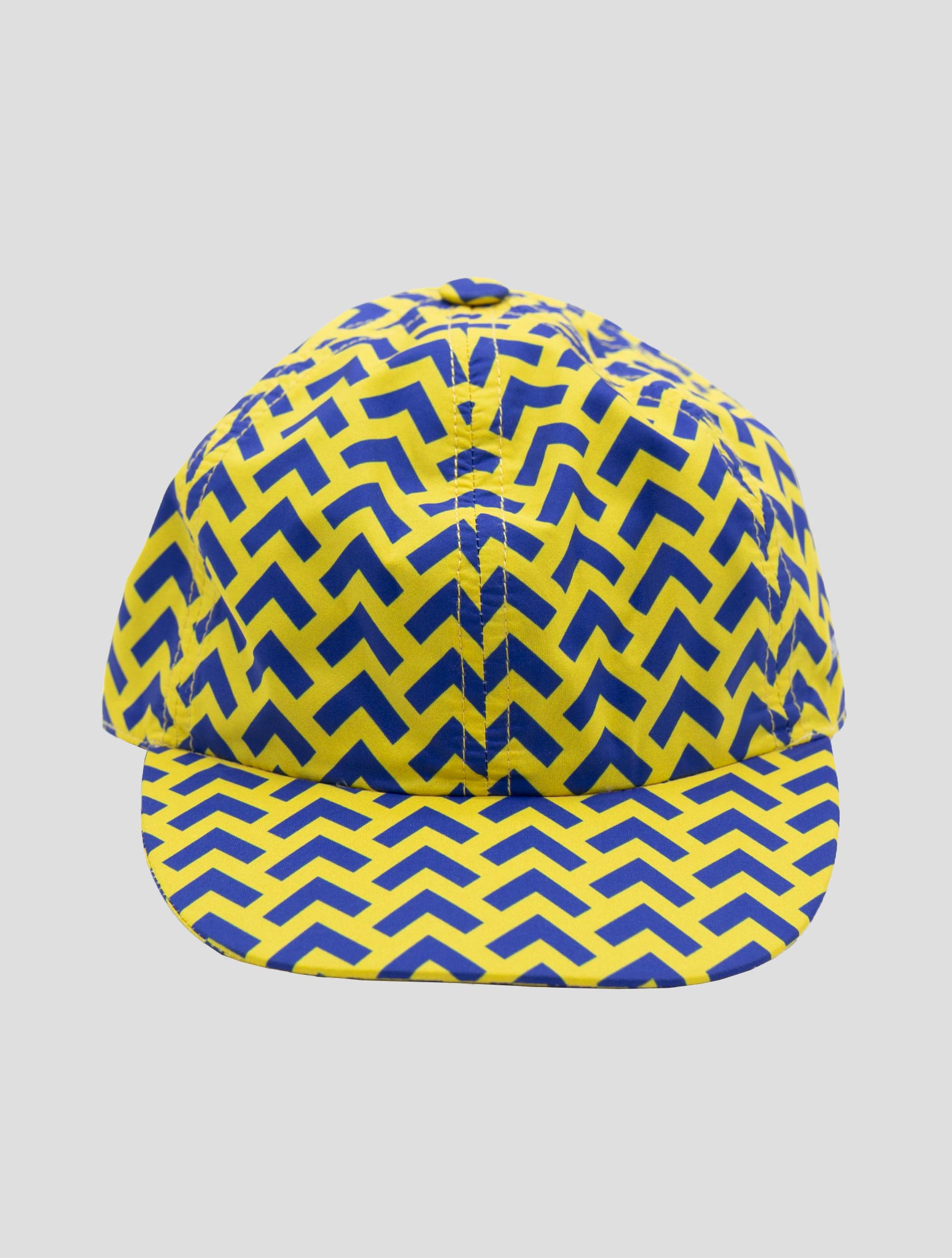Kiton Yellow Blue Pl Hat