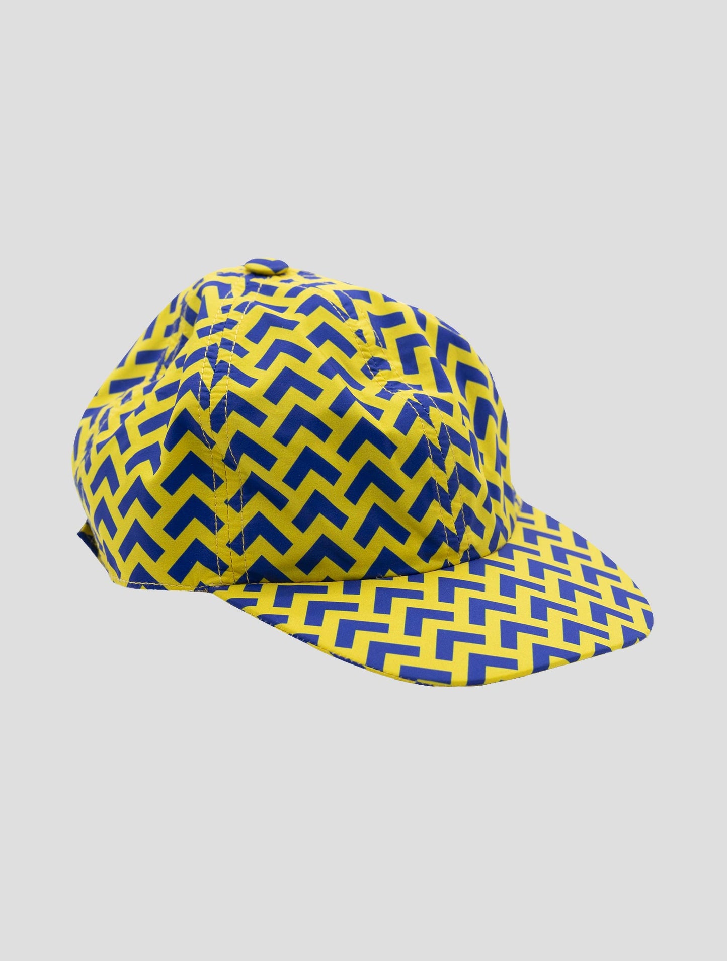 Kiton Yellow Blue Pl Hat
