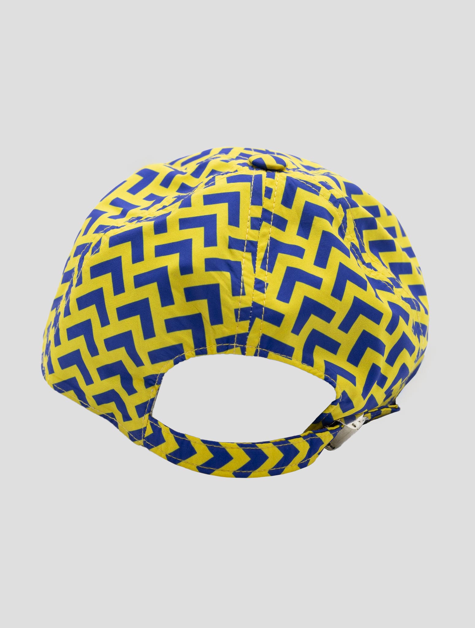 Kiton Yellow Blue Pl Hat
