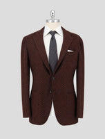 Kiton Brown Black Cashmere Blazer