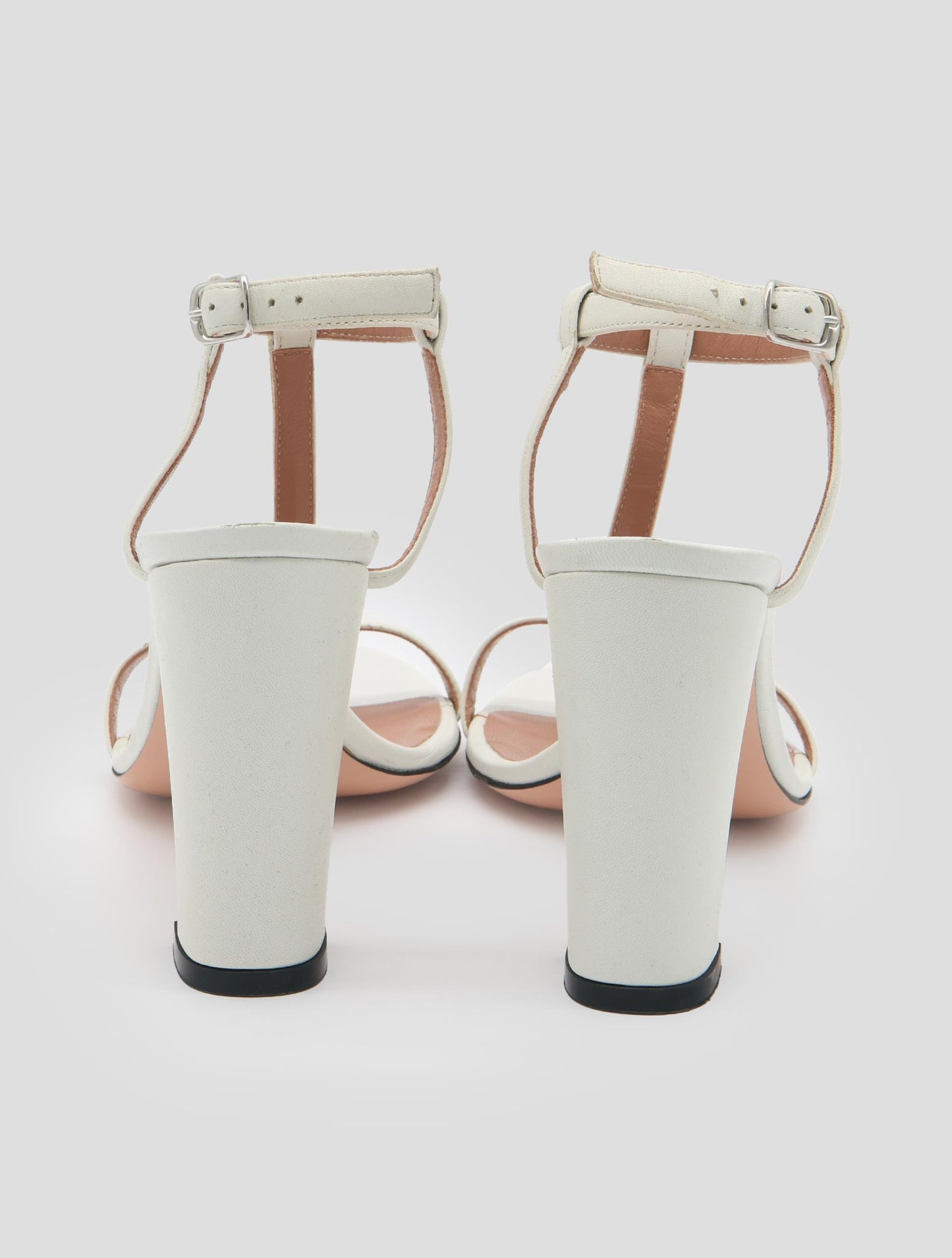 Kiton White Leather Sandals Women