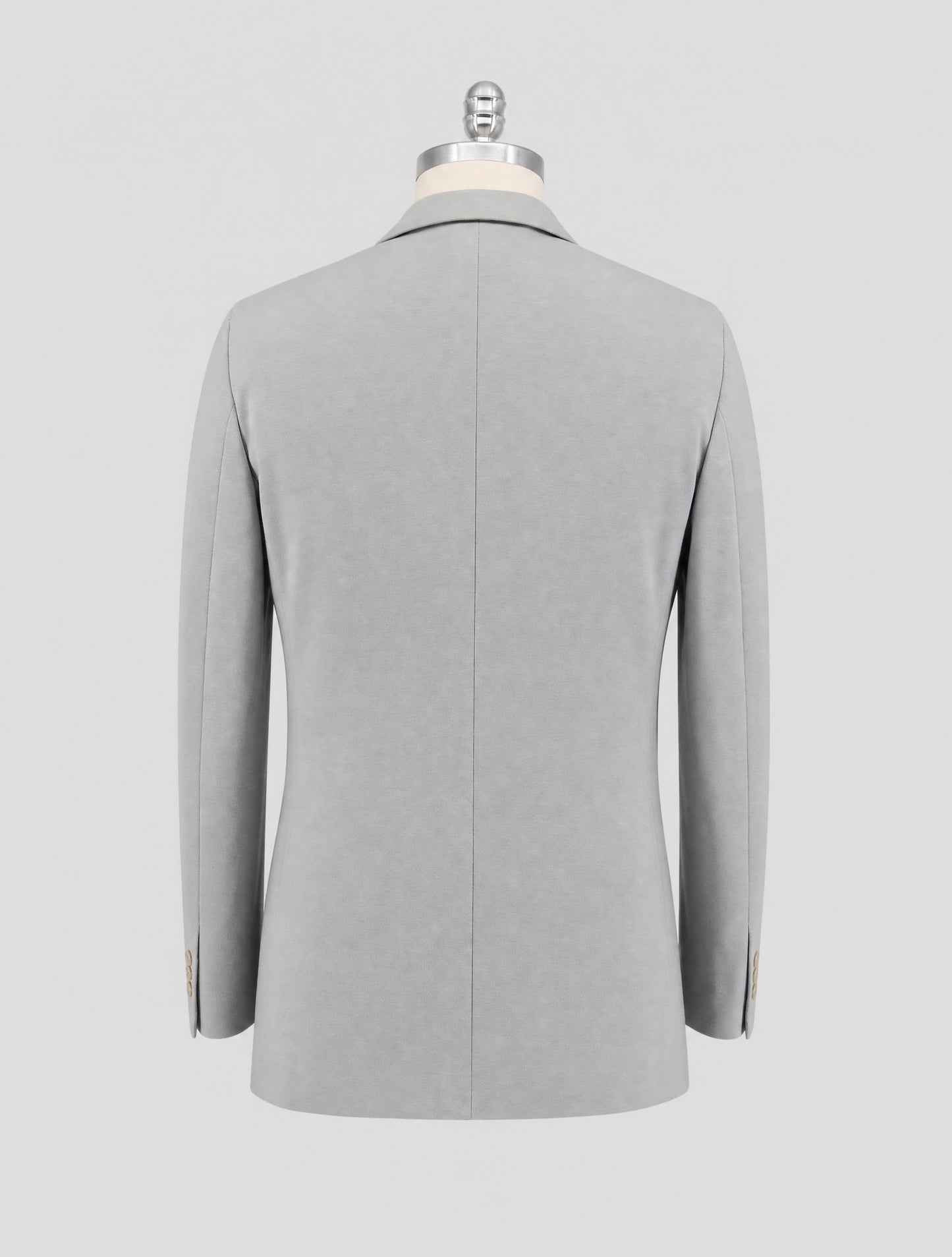 Kiton Gray Cotton Ea Blazer