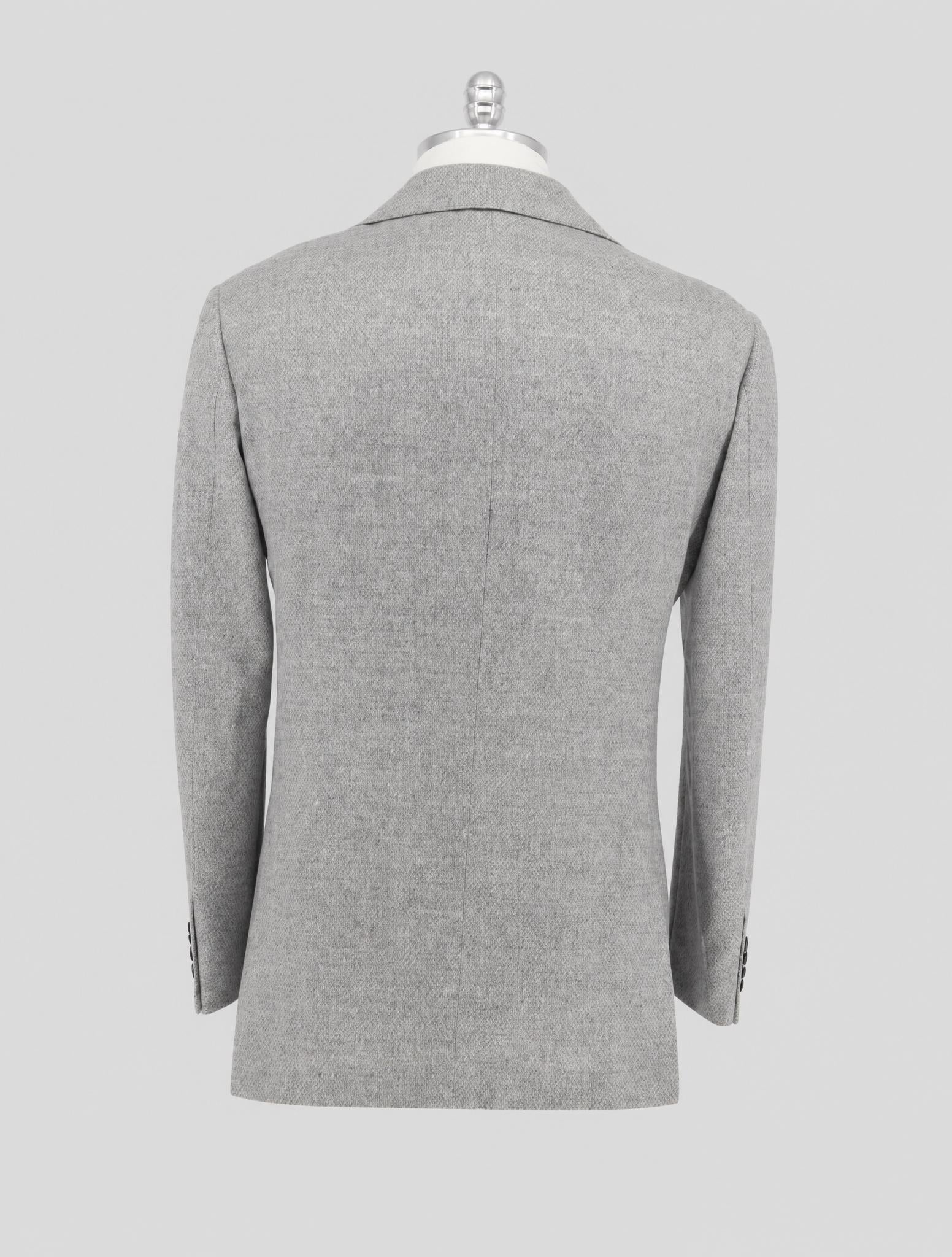 Kiton Gray Cashmere Blazer