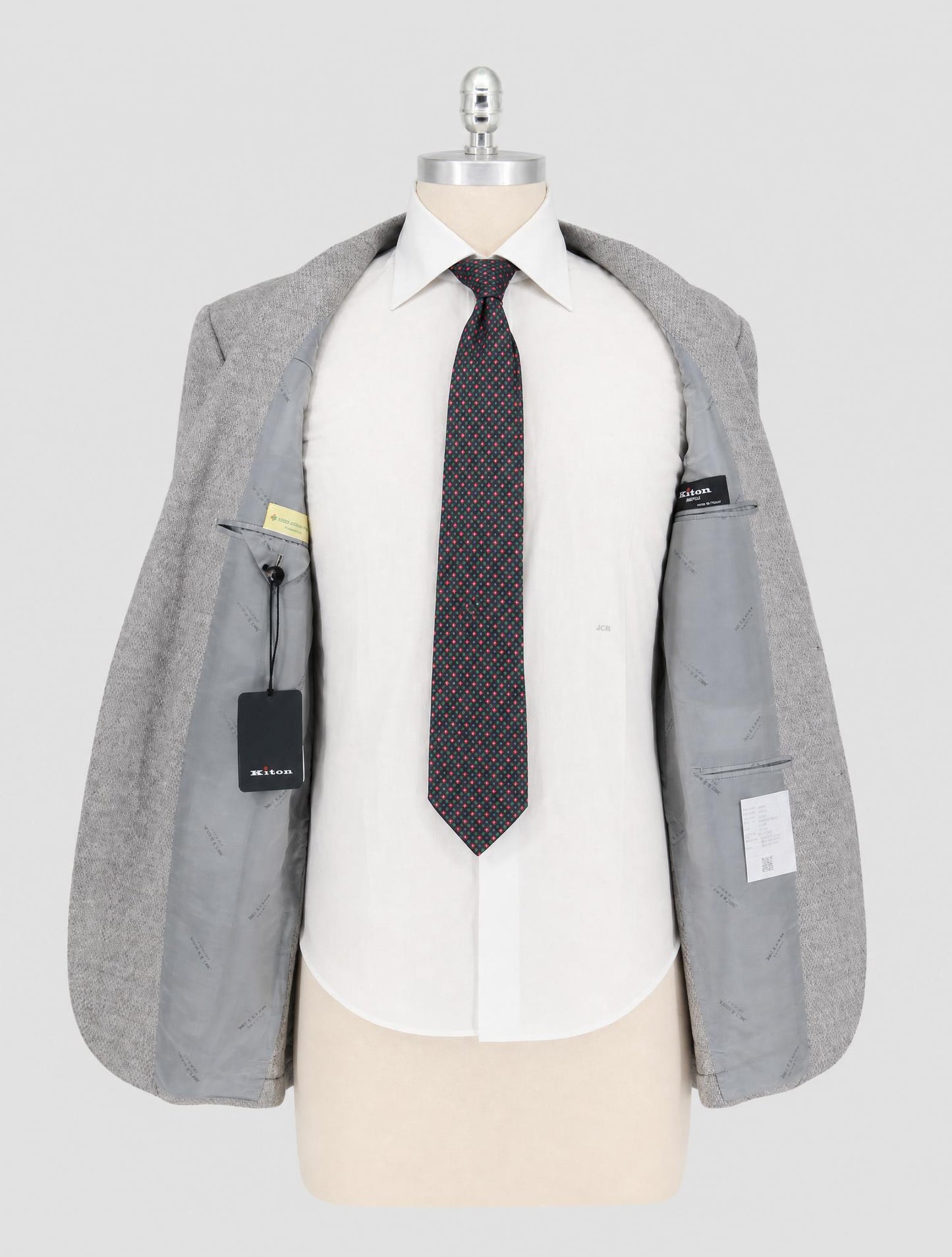 Kiton Gray Cashmere Blazer