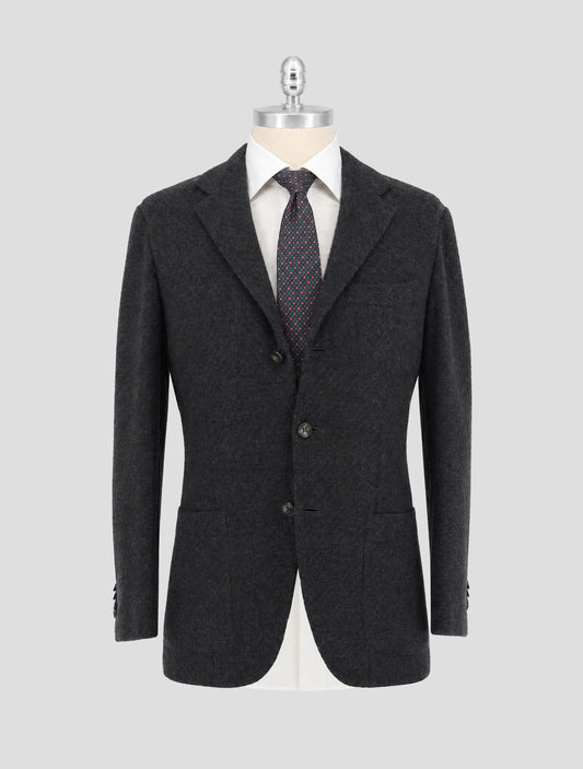 Kiton Gray Cashmere Blazer