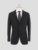 Kiton Gray Cashmere Blazer
