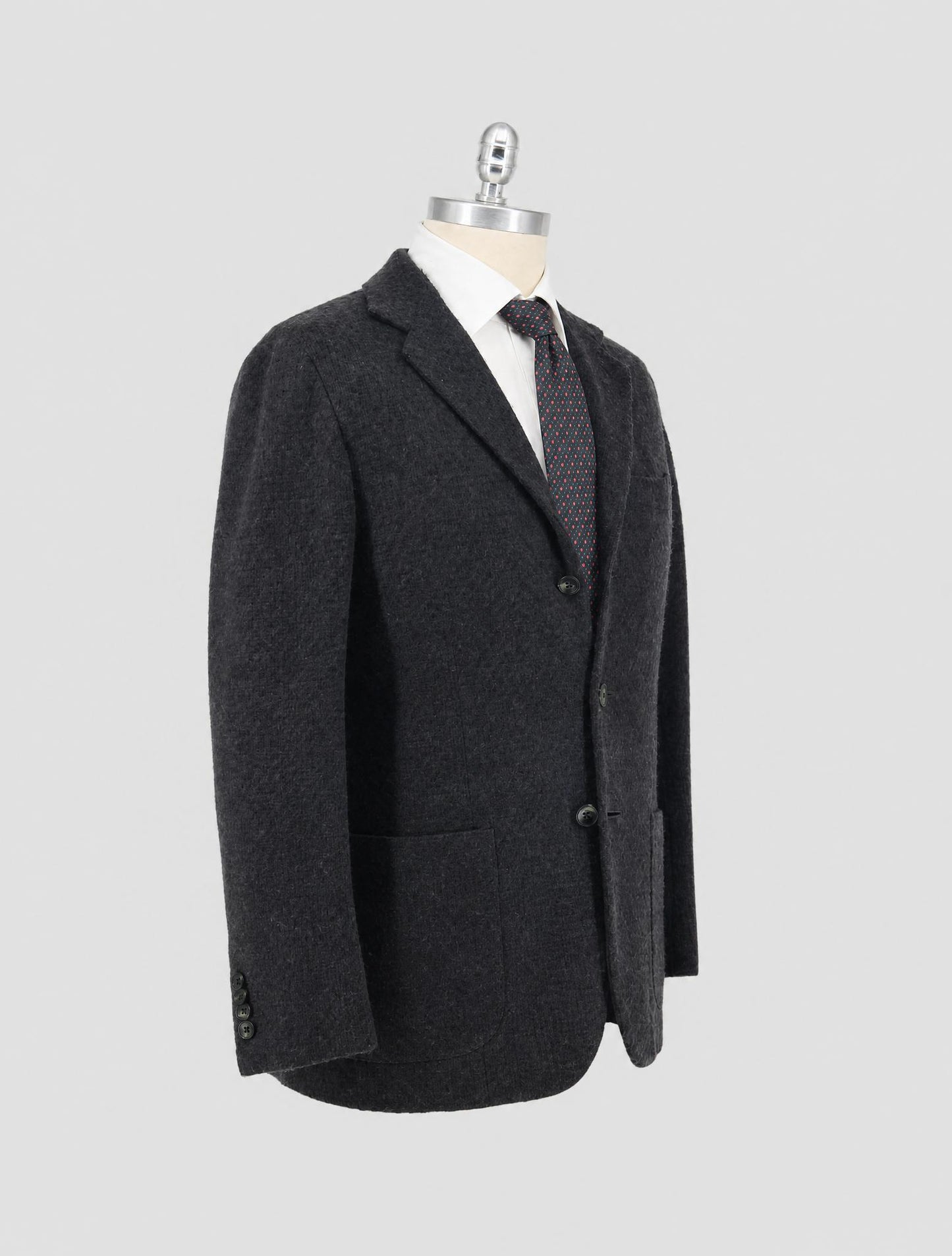Kiton Gray Cashmere Blazer