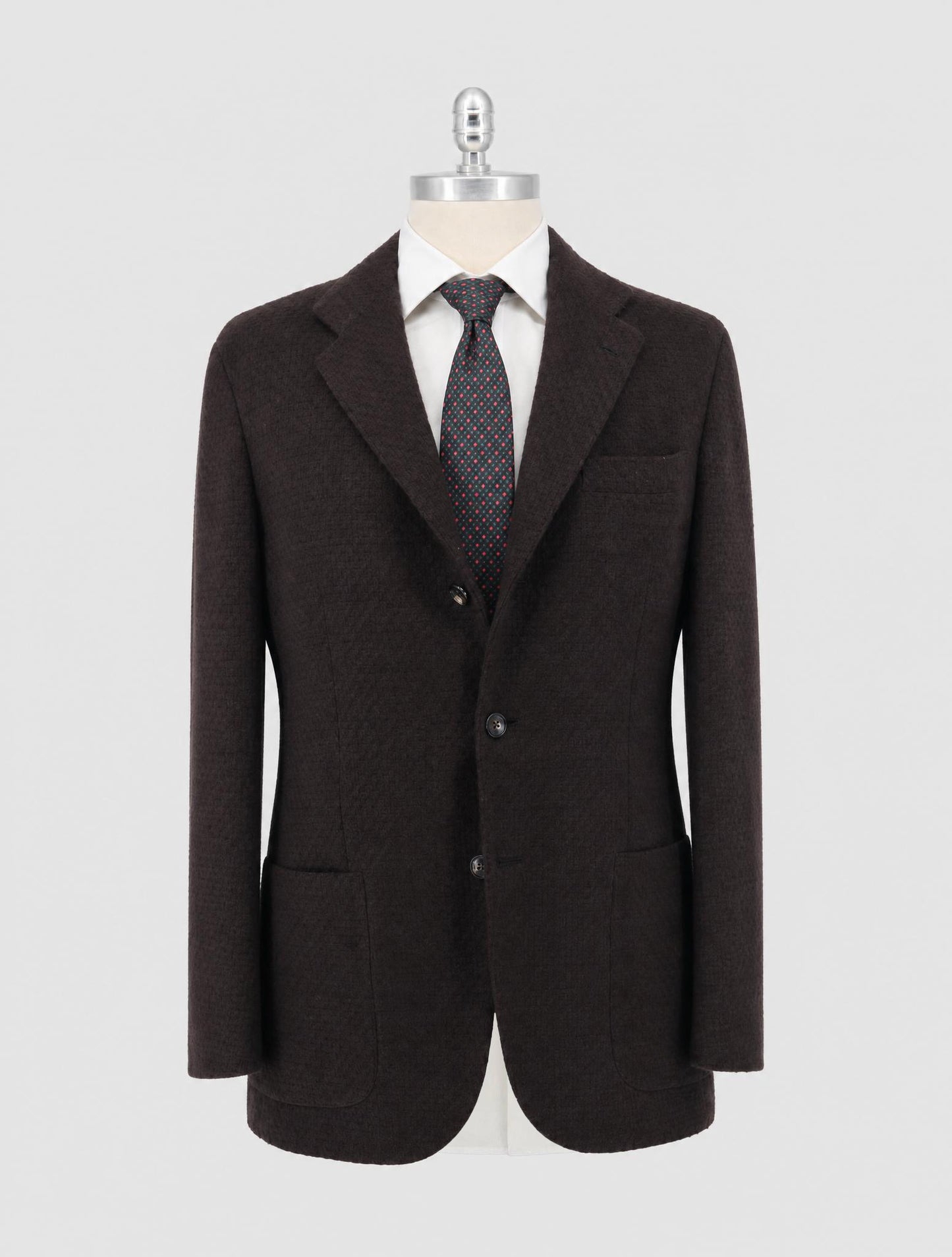 Kiton Brown Cashmere Blazer
