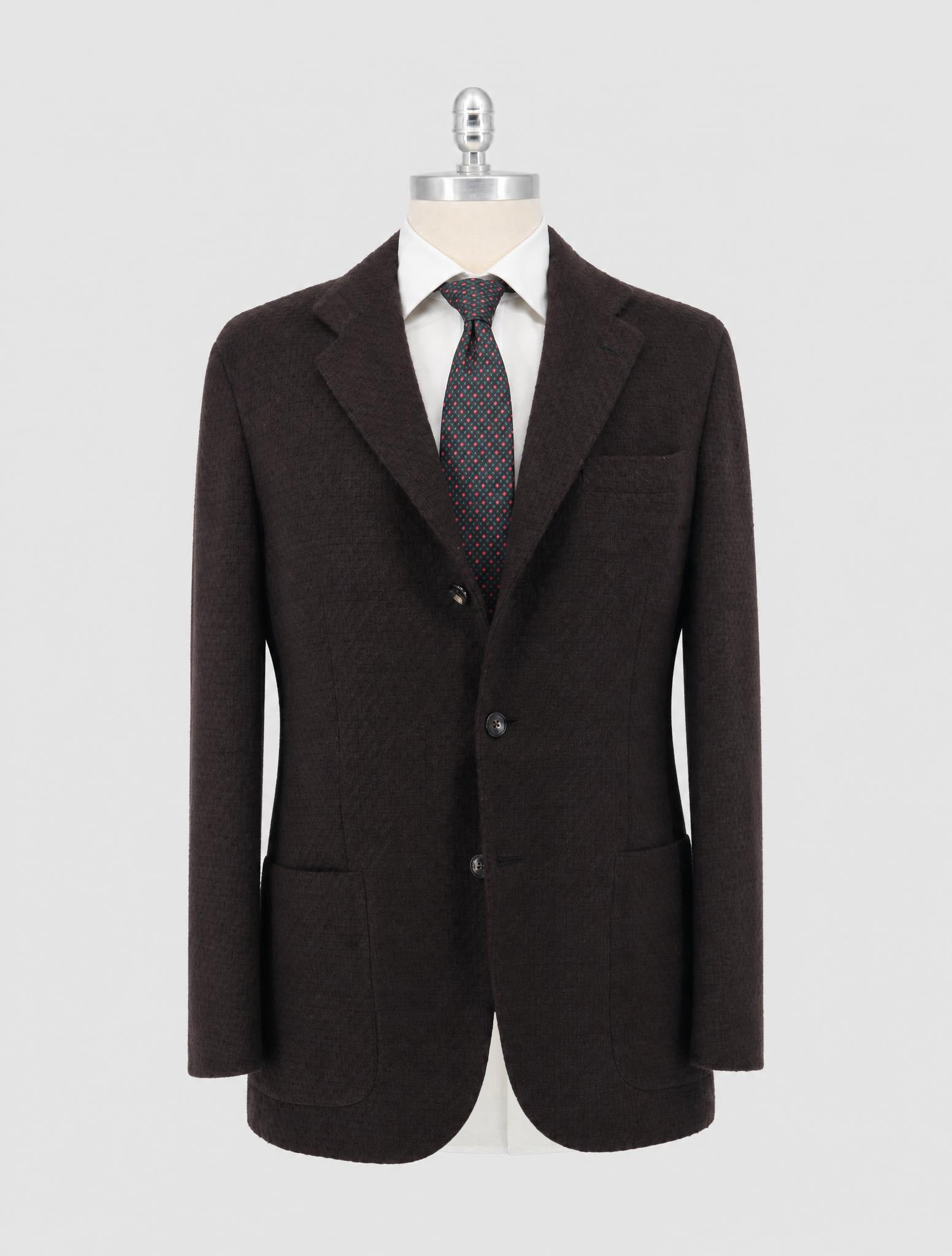 Kiton Brown Cashmere Blazer