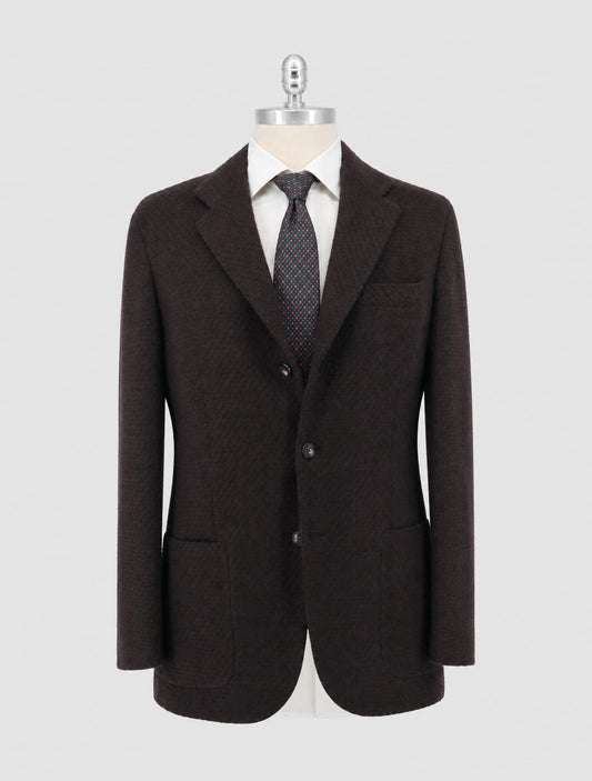 Kiton Brown Cashmere Blazer