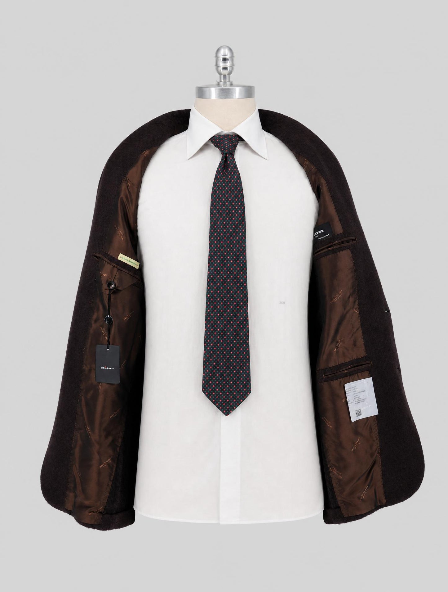 Kiton Brown Cashmere Blazer