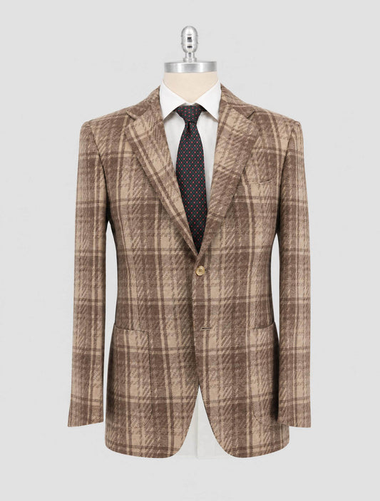 Kiton Brown Cashmere Blazer